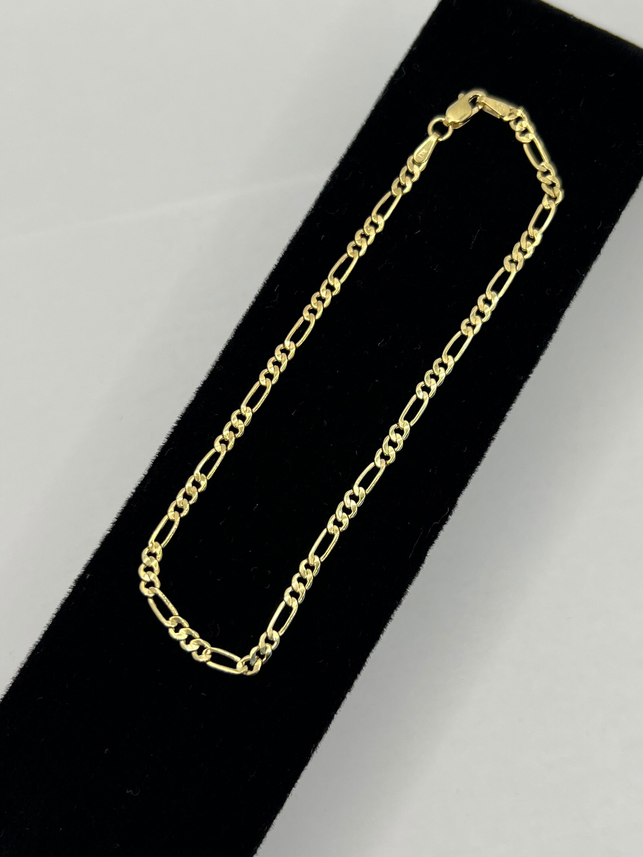 10K Yellow Gold Gucci Link Diamond Cut 