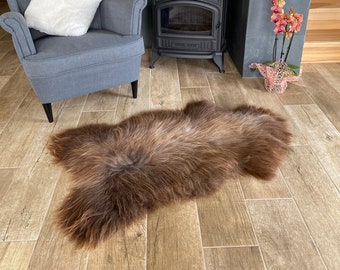 Premium Straight Wool Sheepskin Eco-Tanned Natural Colors Icelandic SS-1-167