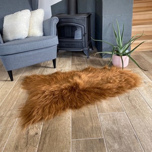 Dyed Icelandic Sheepskin Best Quality Soft Wool SS-1-85