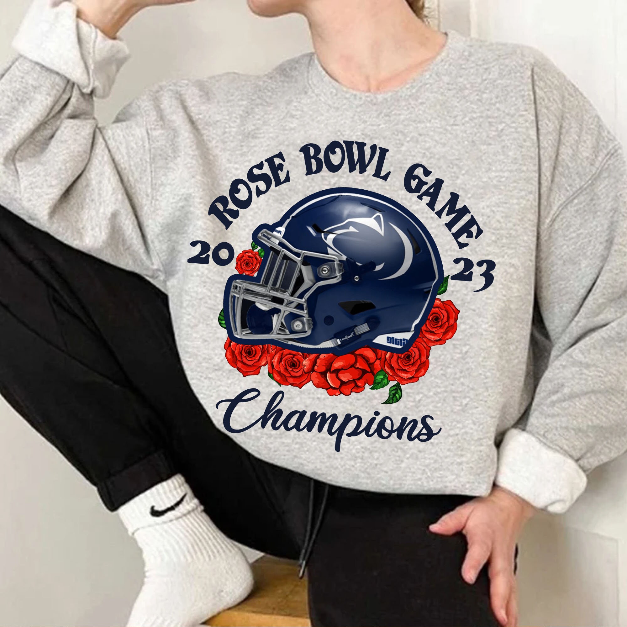 2023 Penn State Champions Rose Bowl Sweatshirt sold by Bryan Harris 2023 Penn State Champions Rose Bowl Sweatshirt sold by Bryan Harris