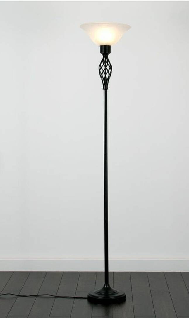 Uplighter floor 2024 lamp black