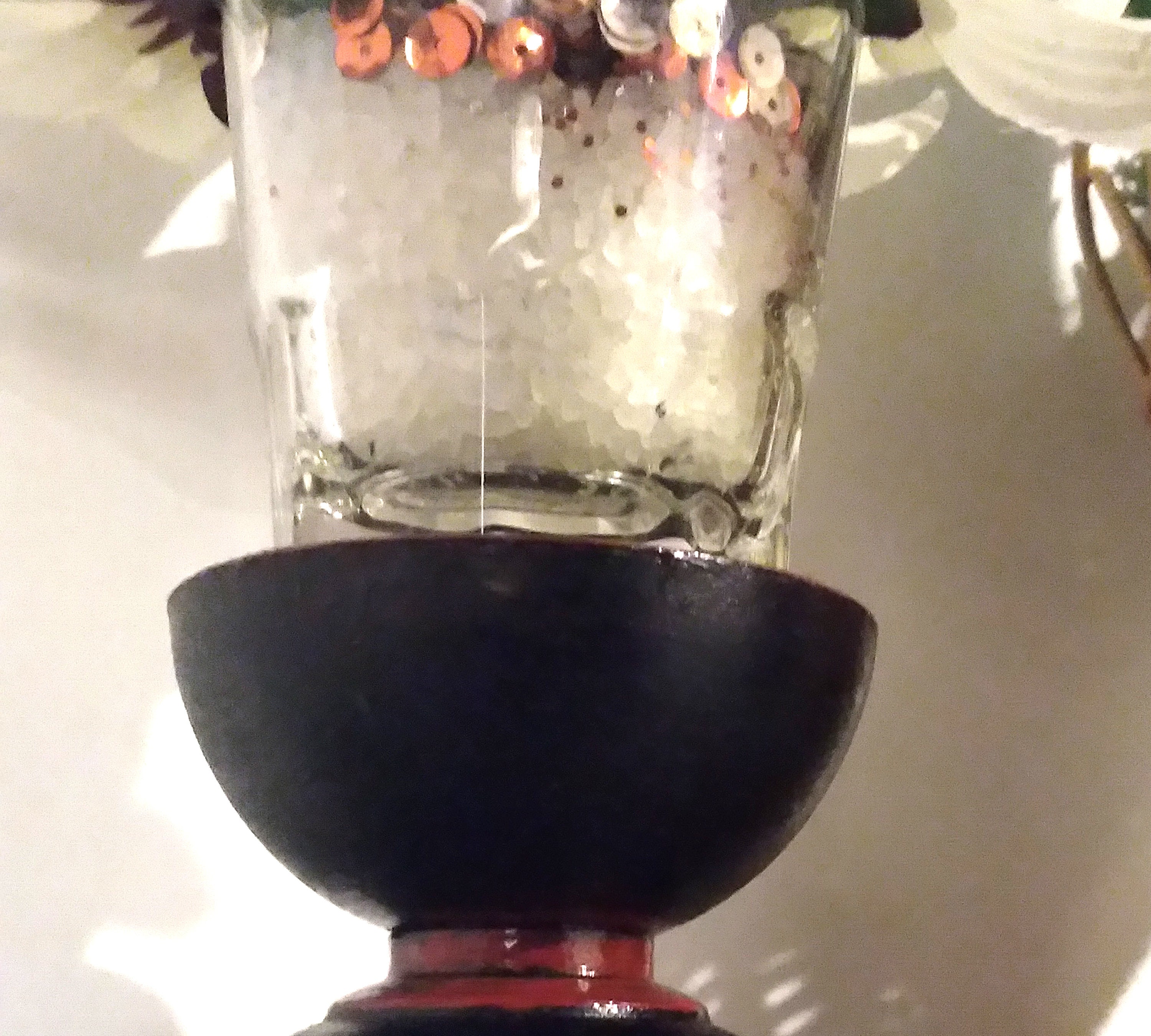 Glass Vase and Stand Glass Flower Holder Vase & Riser Vase - Etsy