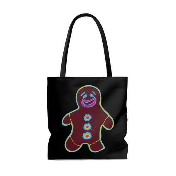 Tote Bag / Grocery Bag /  For Books / Shopping / Market / ART / fashion accessories / Statement Tote / Street Urban / Gingerbread cookies