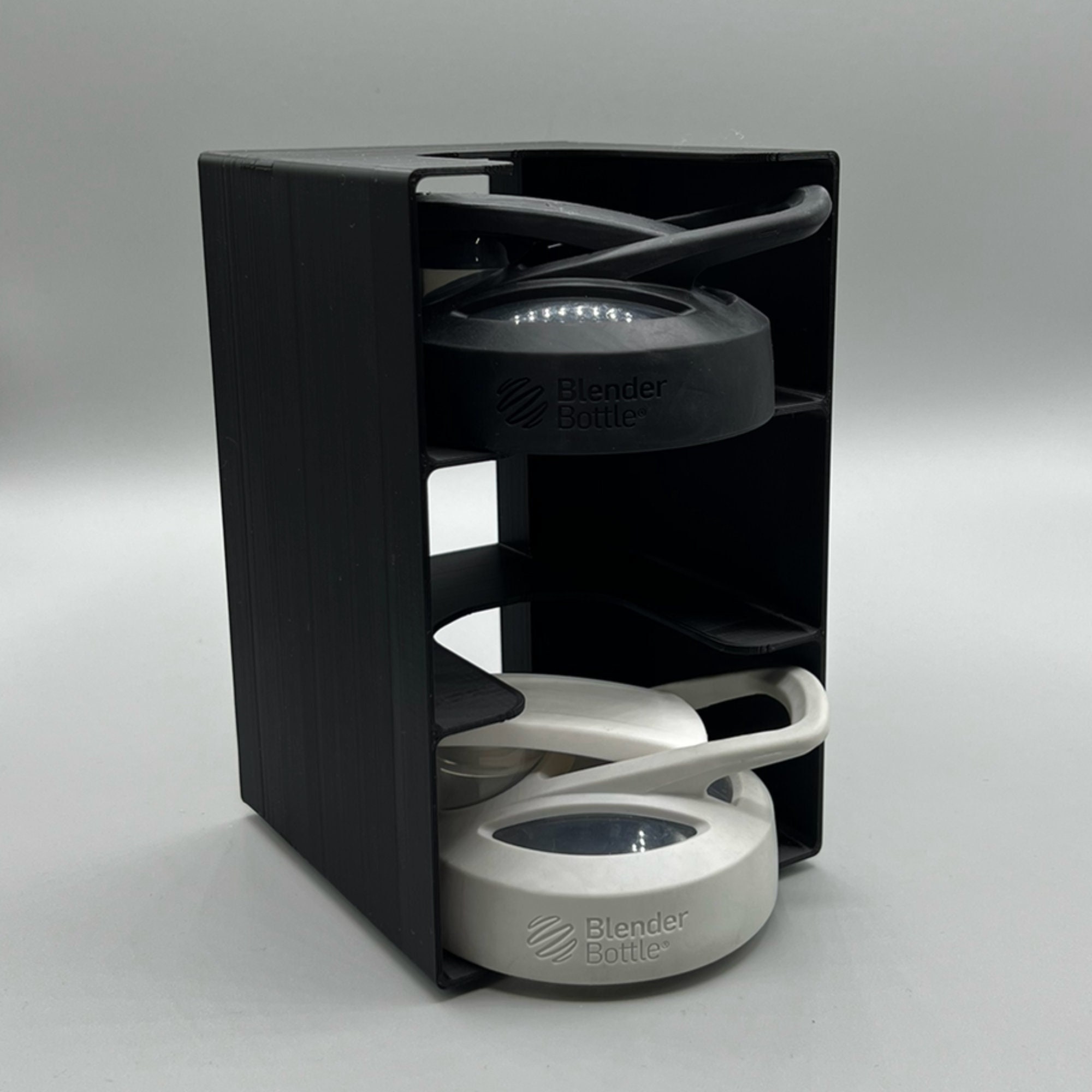 Blender Bottle Lid Storage 3D Printed Cabinet Lid Storage Rack Storage ...