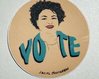 Stacey Abrams Vote Sticker