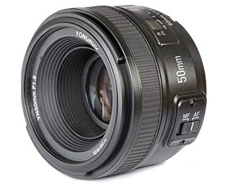 YN ef 50mm f/1.8 AF Lens YN50 Aperture Auto Focus for Nikon Camera as AF-S 50mm 1.8G