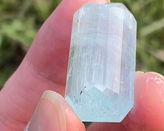 Natural Aquamarine Rosecut Gemstone: 63 Carats, Pakistan Origin