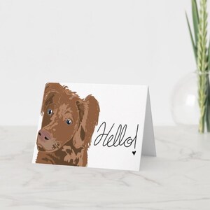Carte pour chiot (vierge)