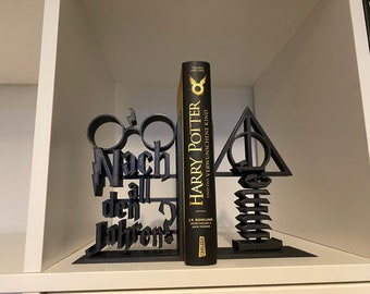 Buchstütze Buchhalter Harry Potter Zitat 3D Druck