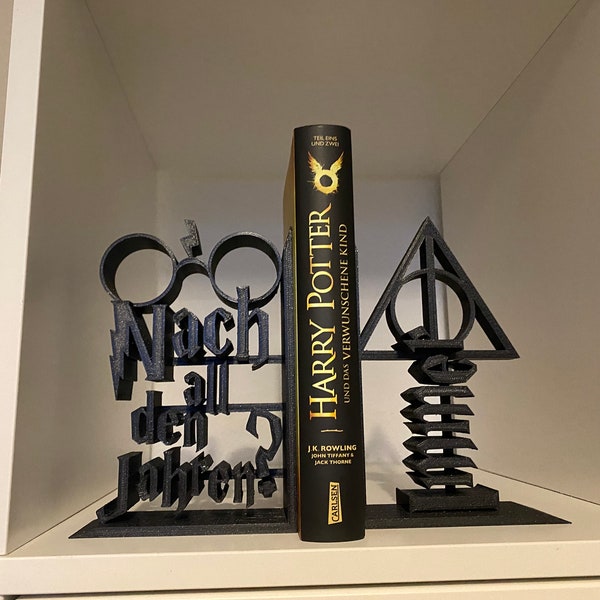 Buchstütze Buchhalter Harry Potter Zitat 3D Druck