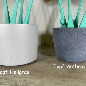 Monstera Deliciosa Variegata mit magnetischen Blättern als Tassen Untersetzer 3D Druck einzigartige Deko in Form einer Pflanze Albo Style Bild 6