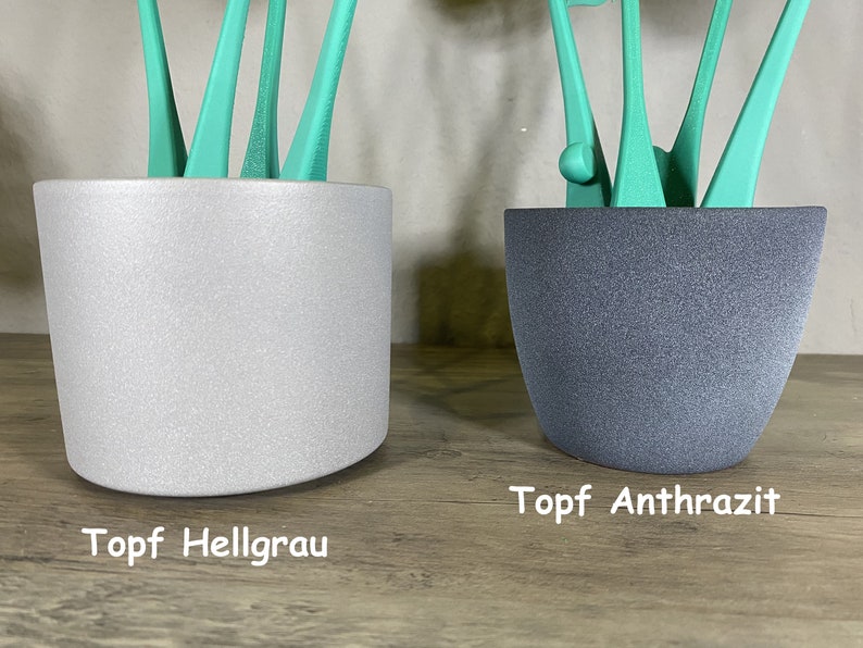 Monstera Deliciosa Variegata mit magnetischen Blättern als Tassen Untersetzer 3D Druck einzigartige Deko in Form einer Pflanze Albo Style Bild 6