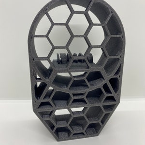 Personalisierter Kopfhörerständer 3D Druck Individueller Kopfhörer Ständer und Headset Halter mit Hexagon / Wabenstruktur Design 1 Bild 6