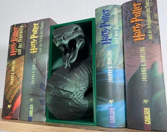 Bookend Snake Fantasy Book Nook - Book Holder 3D Print