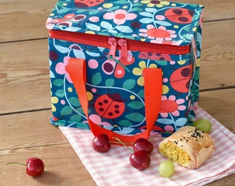 Lunch Tasche Kühltasche Lunchbag  Ladybird pink oder Delphine blue Sass & Belle