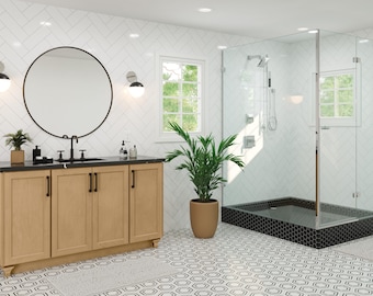 51"-72" Customizable Bathroom Vanity