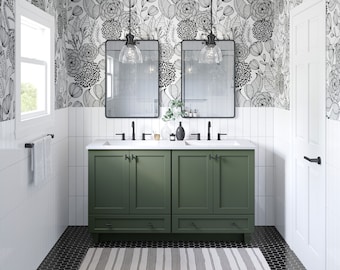 72"-93" Customizable Bathroom Vanity