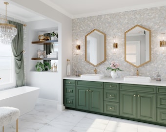 114"-123" Customizable Bathroom Vanity
