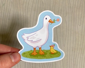 Duck Sticker | Laptop Sticker | Waterbottle Sticker | Waterproof Glossy Vinyl
