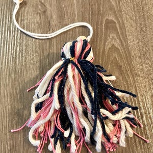 Blue Cross Tassel Bookmark