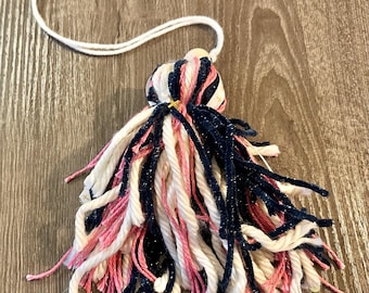 Blue Cross Tassel Bookmark