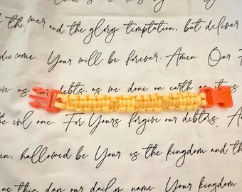 Yellow Sun Paracord Bracelet