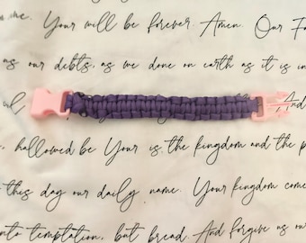 Purple Dream Paracord Bracelet