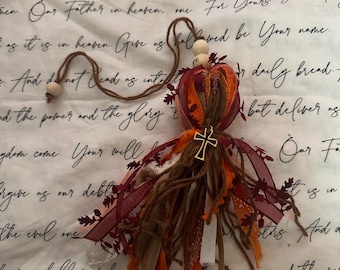 Fall in Love Red Tassel Bookmark