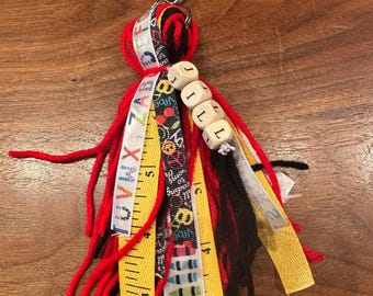 Stylish Customizable Backpack Tassel  Keychain