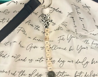 Fun Cow print Cup  Keychain