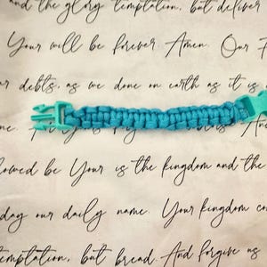 Ultramodern Ocean Teal Blue Paracord Bracelet