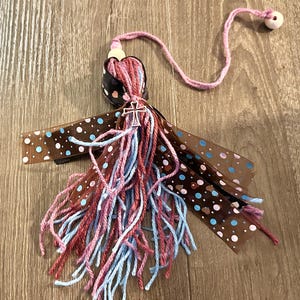 Dotted Hearts Tassel Bookmark