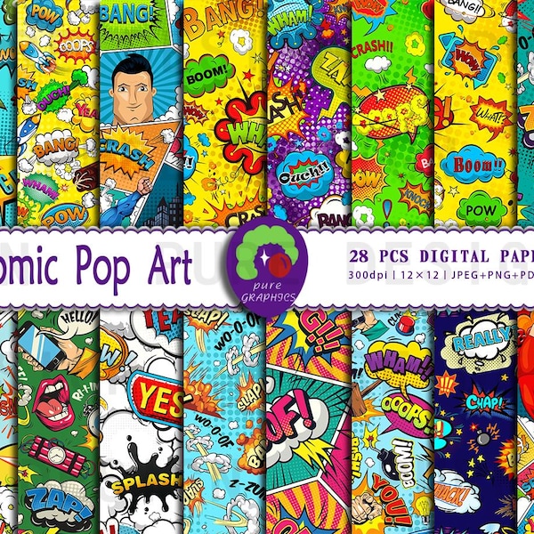 Comic Pop Art - Etsy