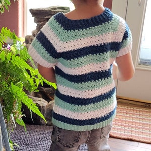 Wave shirt crochet pattern