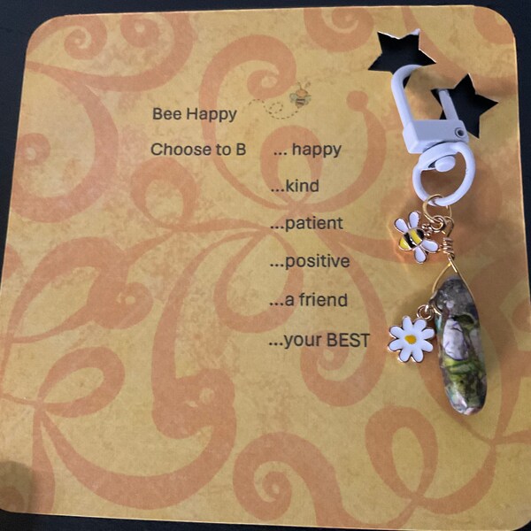 Honey Bee Charm/Pendant - Bee Happy Reminder