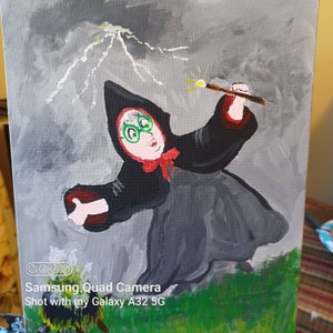 Abuela en Halloween