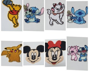 Disney patch - Iron on patch - Mickey patch - embroidered patch - castle patch - Minnie Mouse - Stitch- Buzz Lightyear - Disney Sticker