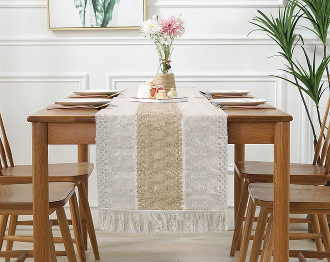 Burlap table runner Etsy UK