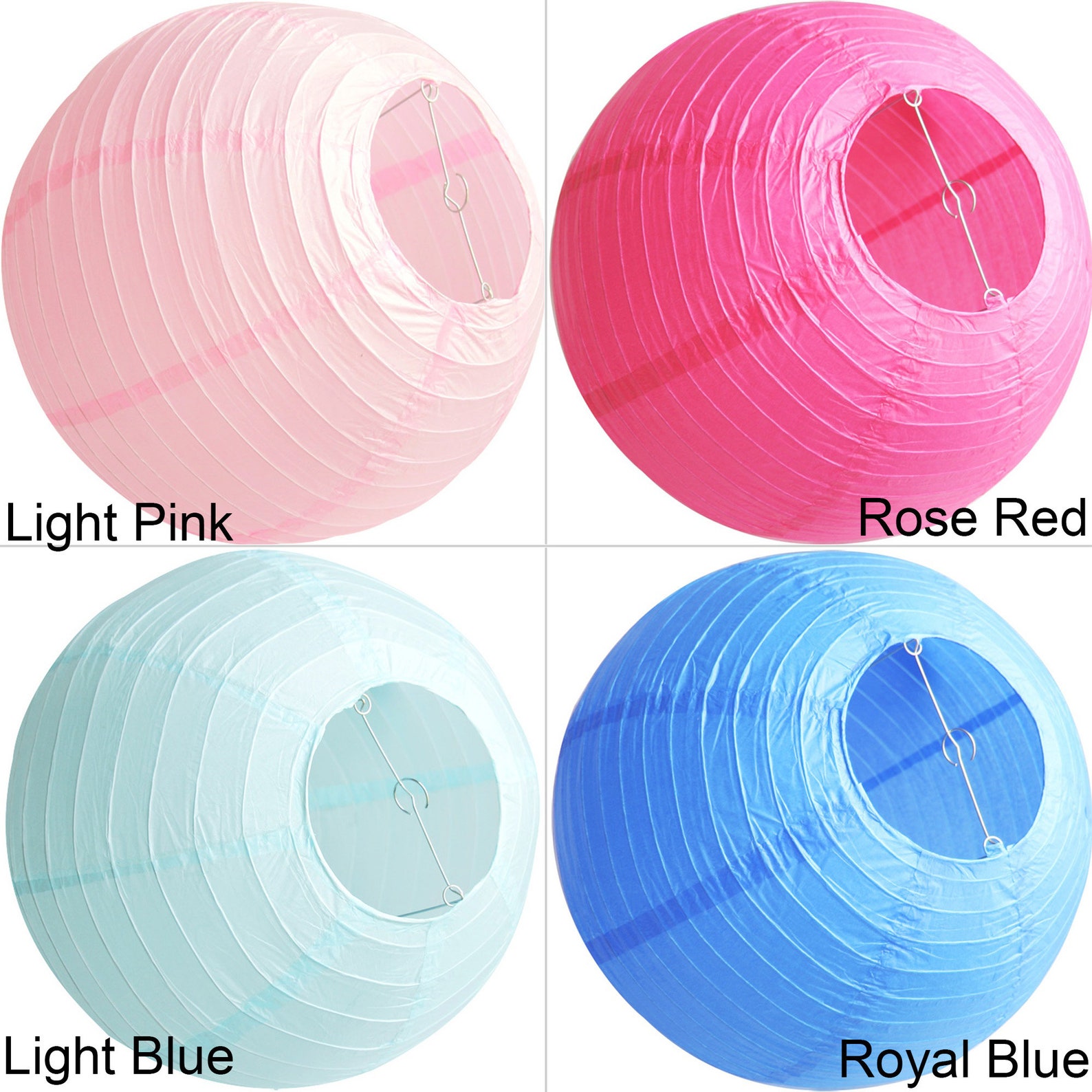 1 5 10pcs 12 Round Paper Lanterns Lamp Shade Wedding Etsy UK