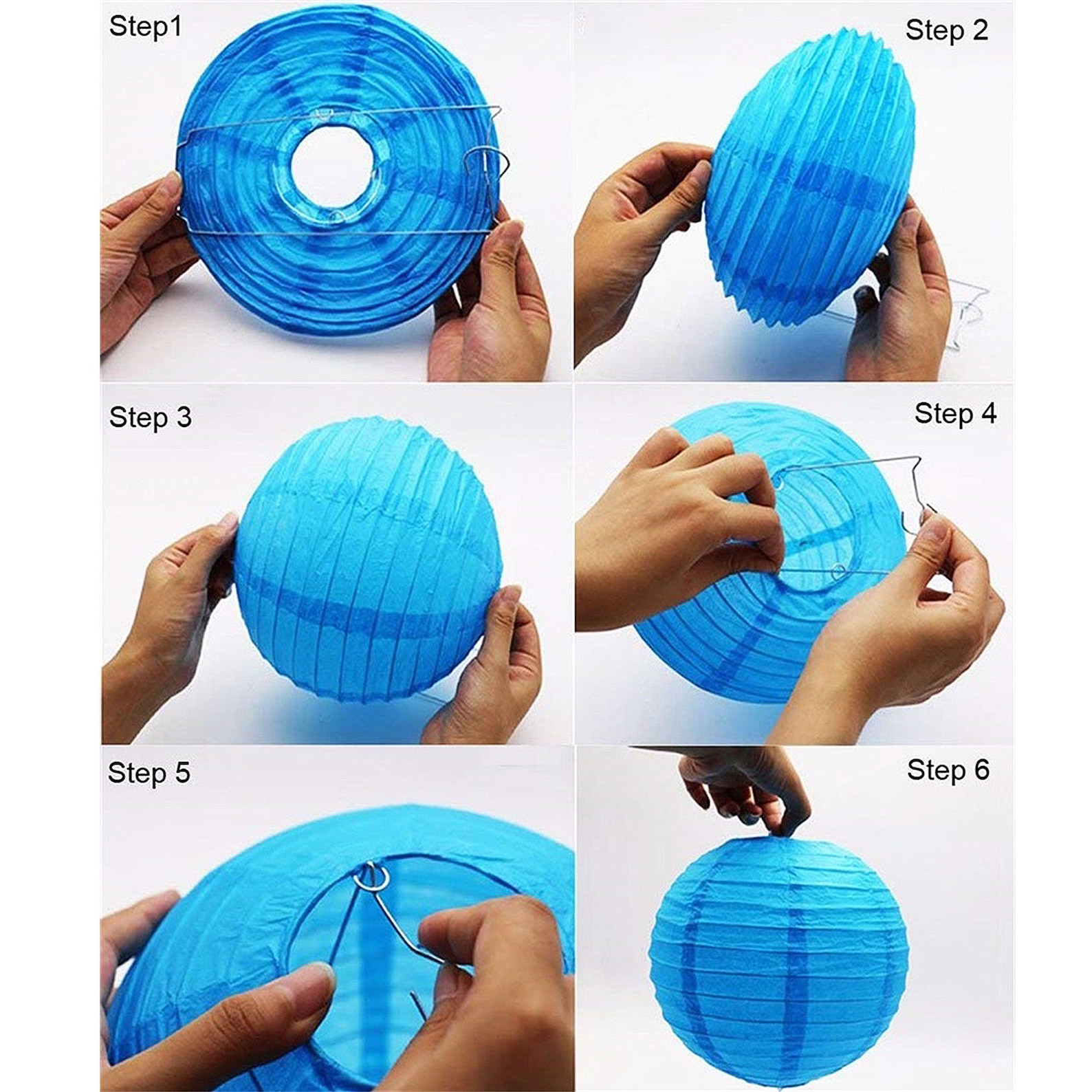 1 5 10pcs 12 Round Paper Lanterns Lamp Shade Wedding Etsy UK