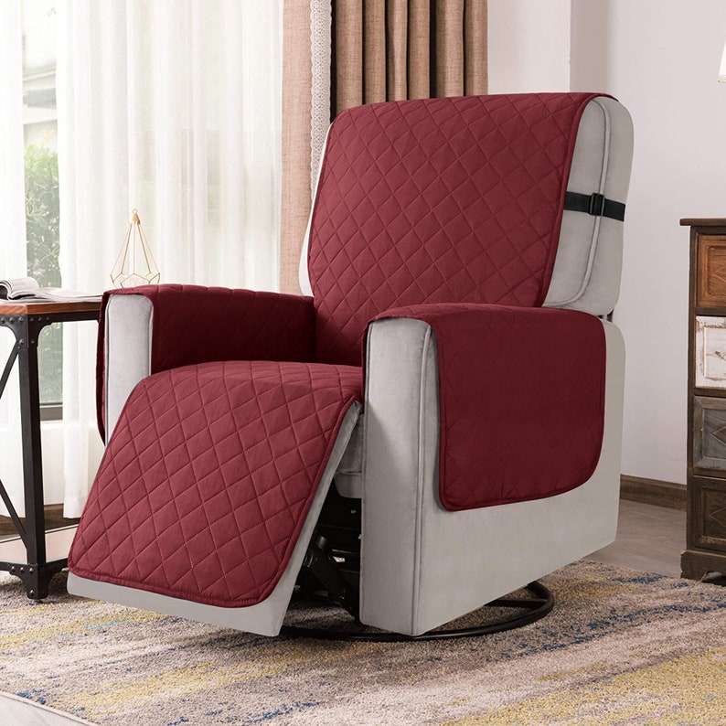 Seater Sofa Couch Covers Recliner Chair Cover Elastic Soft Etsy UK