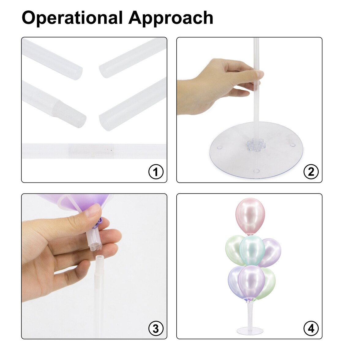 2 4 6sets Table Balloon Stand Kit Balloon Arch Base Support Etsy UK