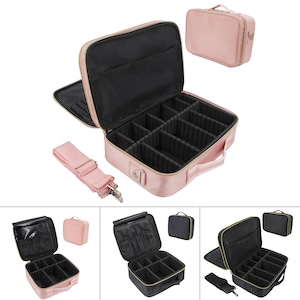 Vanity Cosmetic Bag Make Up Travel Toiletry Bag Portable Case Organizer Handbag
