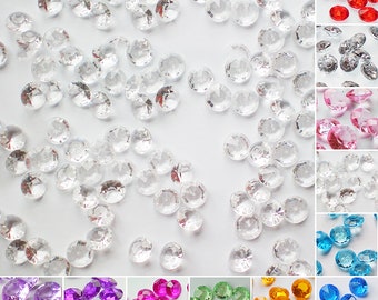 4.5mm WEDDING DECORATION SCATTER TABLE CRYSTALS DIAMONDS ACRYLIC CONFETTI 28g 
