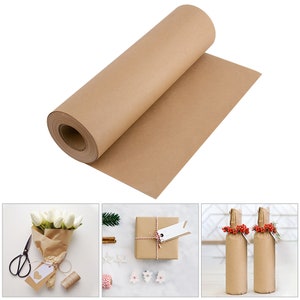 5m Brown Kraft Wrapping Paper Recyclable 