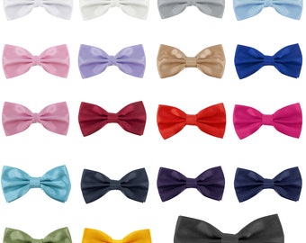 Adjustable Bow Ties Men's Satin Pre Tied Wedding Party  Dress