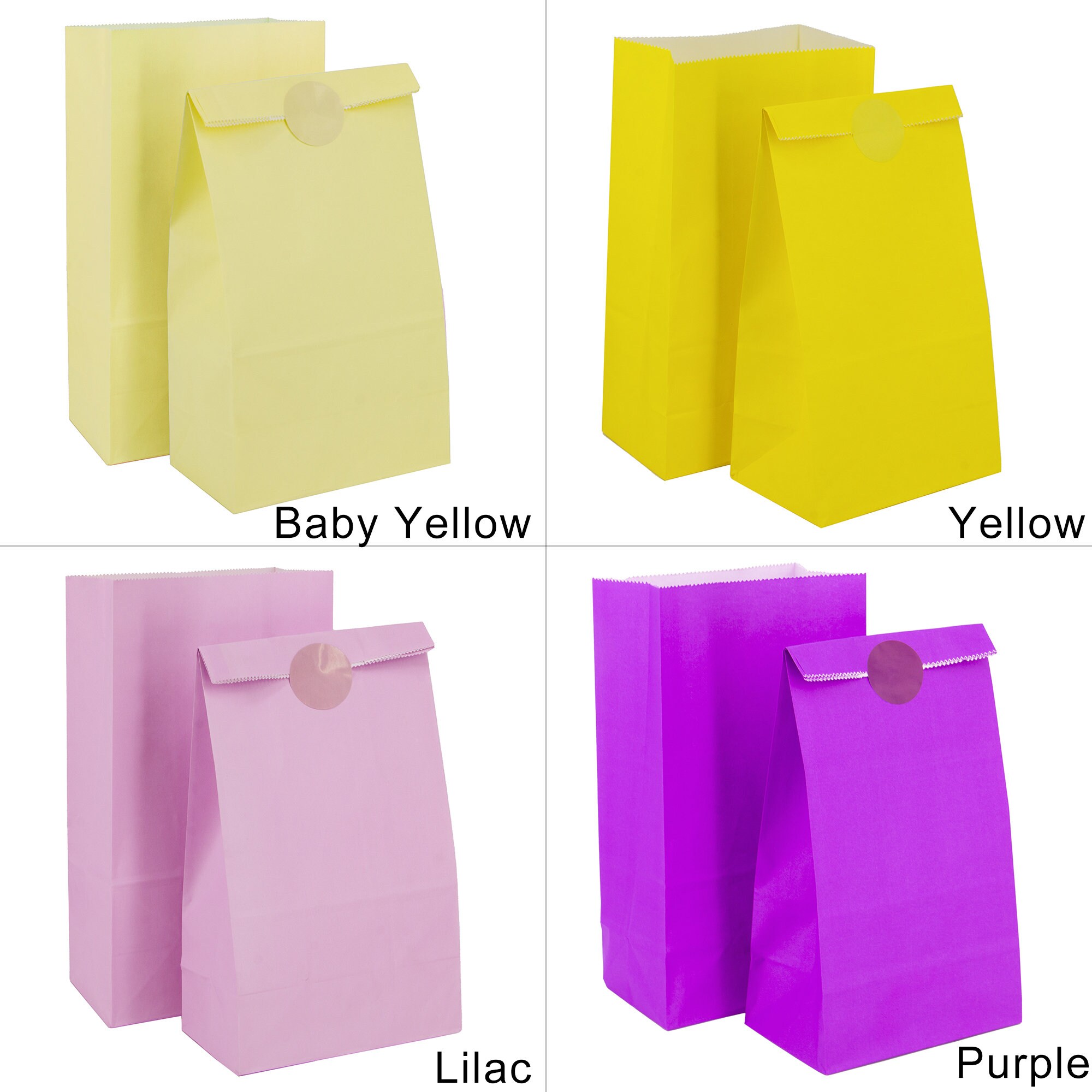 20 100PCS Paper Party Bags Candy Colourful Macaron With Etsy UK