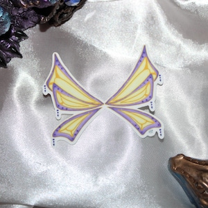 Sticker autocollant Winx - Ailles enchantix Musa - ailles de fée - Tous support - imperméable - résistant aux UV - 1pc