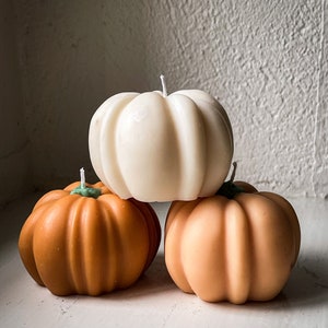 Pumpkin candle | Halloween candle | Vegan candle | Home decor | Soy wax candle |