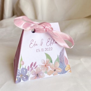 Colorful dream wedding favor- floral box- candy box- gift box- chocolate box- gift box